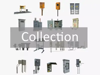 Electrical Box Collection 3D model