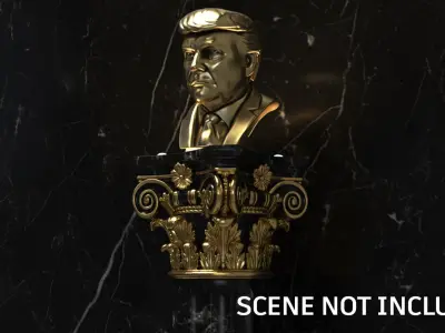 D-J-Trump Bust 3D model