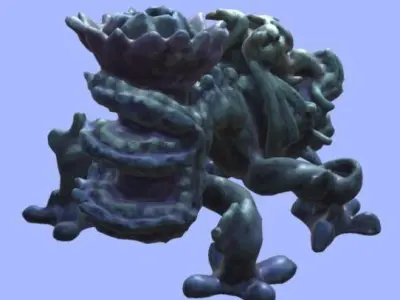 tailed dragon Free 3D model