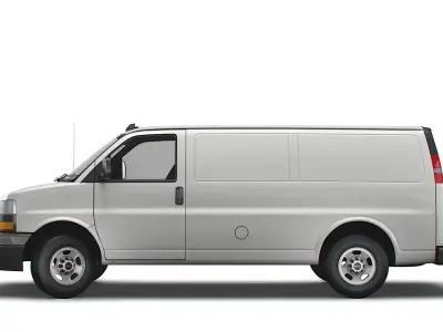 GMC Savana Cargo RWD 2500 Van 2022 3D model