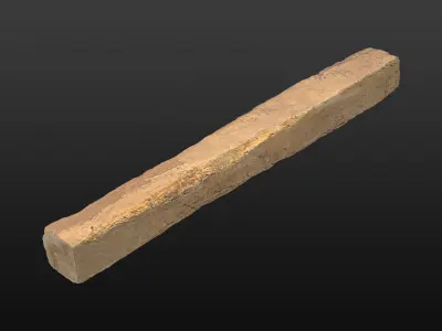 Wood Beam 03 3D model