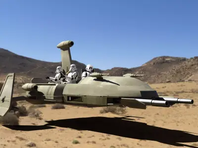 Transport Speeder 3D model