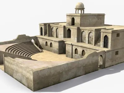 Arab x22 Low-poly 3D model