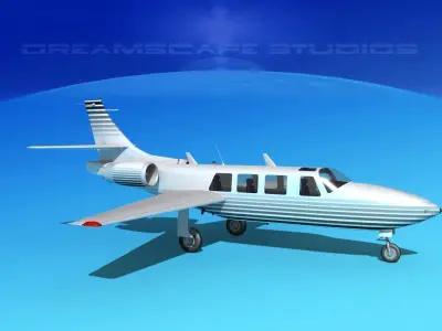Piper Aerostar FJ-100 Fanjet V08 3D model