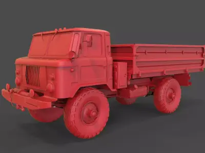 Gaz 66 3D print model