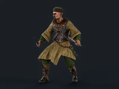 PERSIAN 3 Low-poly 3D model