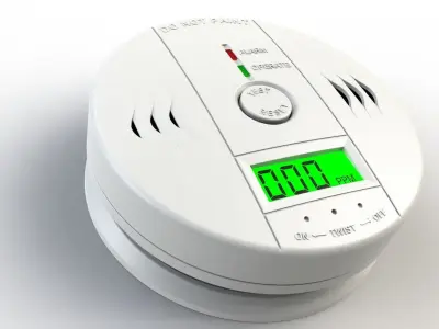 Carbon Monoxide Detector 3D model
