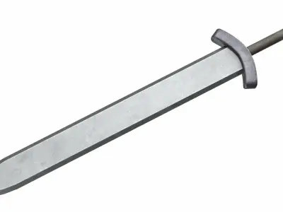 Big swords collection 3D model