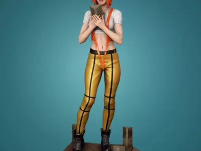 Leeloo from The Fifth Element  3D print model