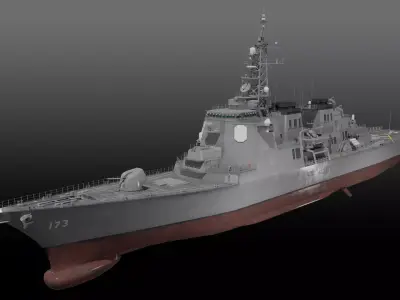 JS Kongo DDG-173 3D model
