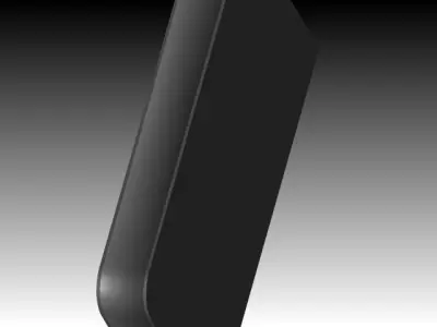 External harddrive Free 3D model