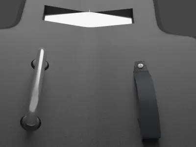 police shield 3D model