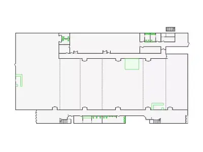 Commercial Interior Sketch - 18001-20000 SF - Xactimate 3D model