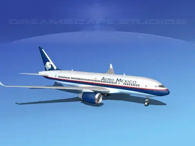 Boeing 787-8 Aeromexico 3D model