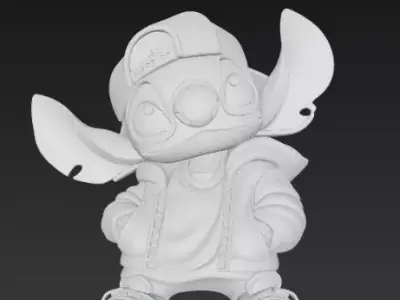 Stitch - Street cloth 2 3D print model