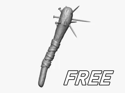 Weapon Cudgel Free 3D model