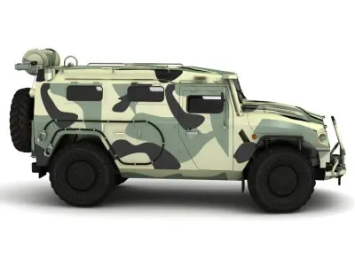 GAZ Tigr 3d model 3D model