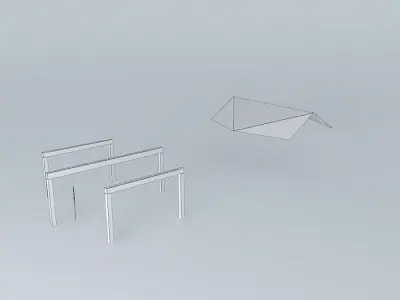 saunders two people on platform Free 3D model