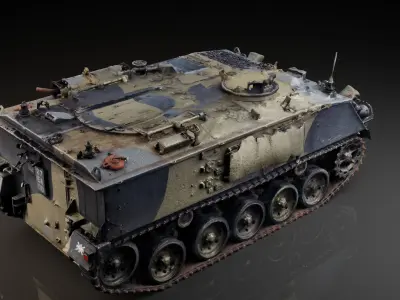 Armored Personnel Carrier 3D model