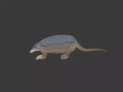 Giant Armadillo Low-poly 3D model