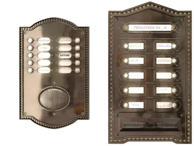 Electric Vintage Doorbell new 3D model