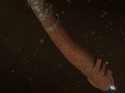 Leviathan Axe Game Ready from God of War Low-poly 3D model