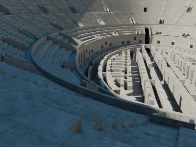 Roman Coloseum 3D model