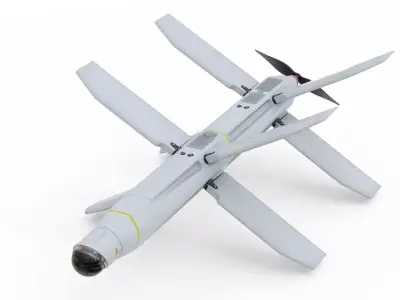 Loitering munition  Lancet drone 3D model