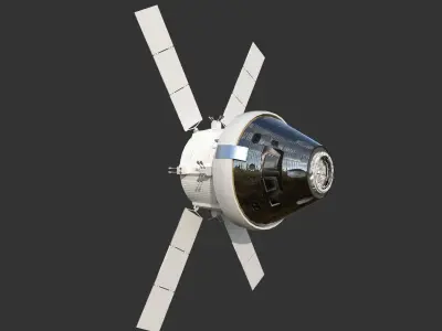 NASA Orion Spacecraft  Low-poly 3D model