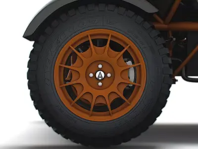 Ariel Nomad 2018 wheel 3D model