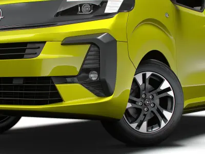 Opel Zafira Life Small 2024 3D model