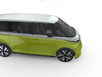 Volkswagen id buzz 2024 3D model purchase
