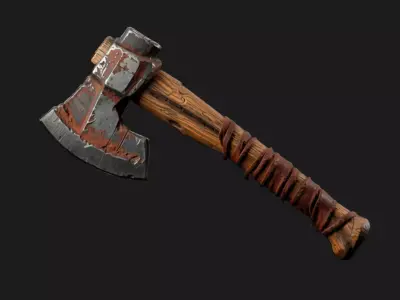 Survival Axe 3D model
