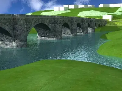 JUSTINIANUS BRIDGE 3D model