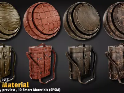 Leather Smart Material Substance 3d Painter Texture