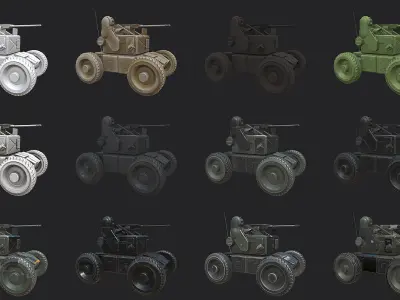Smart SciFi Materials Military Collection for Vehicles Texture