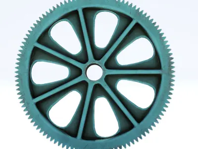 Green Tooth Gear 3D model