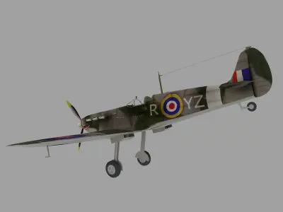 SpitFire MKII 3D model
