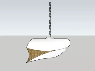 Traditional Hanging Lamp 3D model