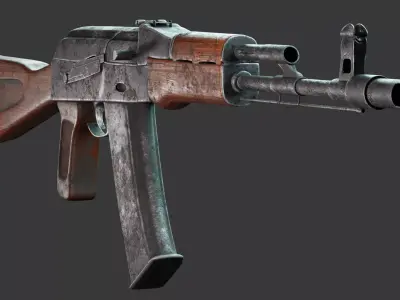 AK-74 ak - rifle Free low-poly 3D model