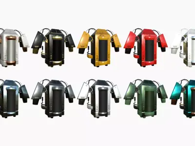10 Jetpacks G Collection - SciFi Character Design 