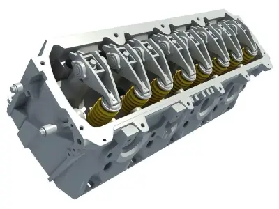 Engine Fuel System 3D model
