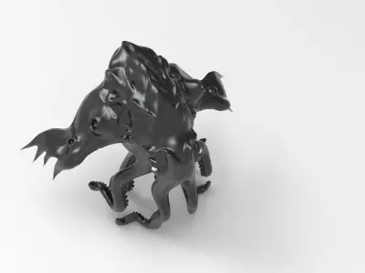 King Octopus 3D model