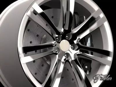 Aston Martin One-77 rim 3D model