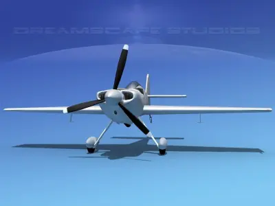 MXS Aerobatic Sport Bare Metal 3D model