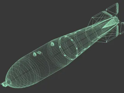 M117 Bomb 3D model
