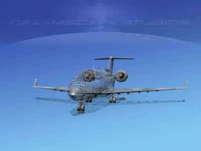 Bombardier VC-143 US Coast Guard 3D model
