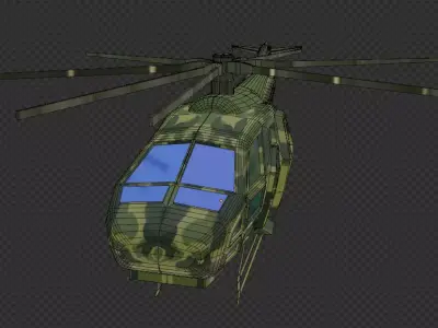 HELICOPTER plain  3D model