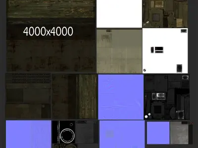 BM-13  Katyusha Low-poly 3D model