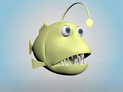 Anglerfish 3D model
